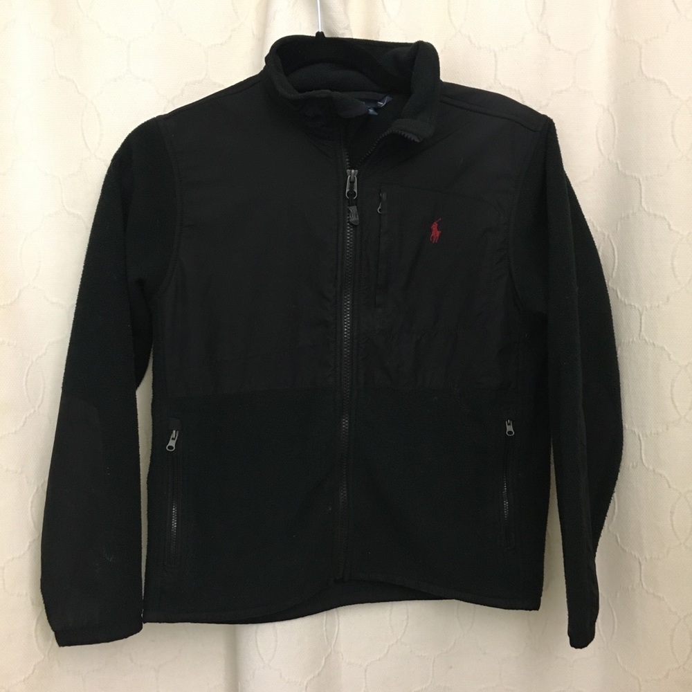 Black fleece jacket